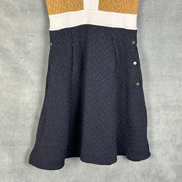 Maeve Anthropologie Dress Womens 2 Petite Cable Knit Sleeveless Preppy Career - Picture 3 of 15